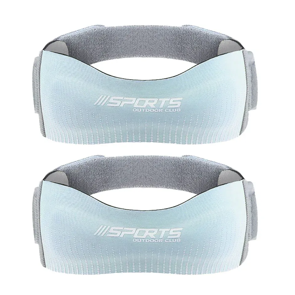 GOBYGO Lot de 2 Genouillères de Compression Réglables avec Sangle Rotule, Absorption des Chocs, Mixte 7