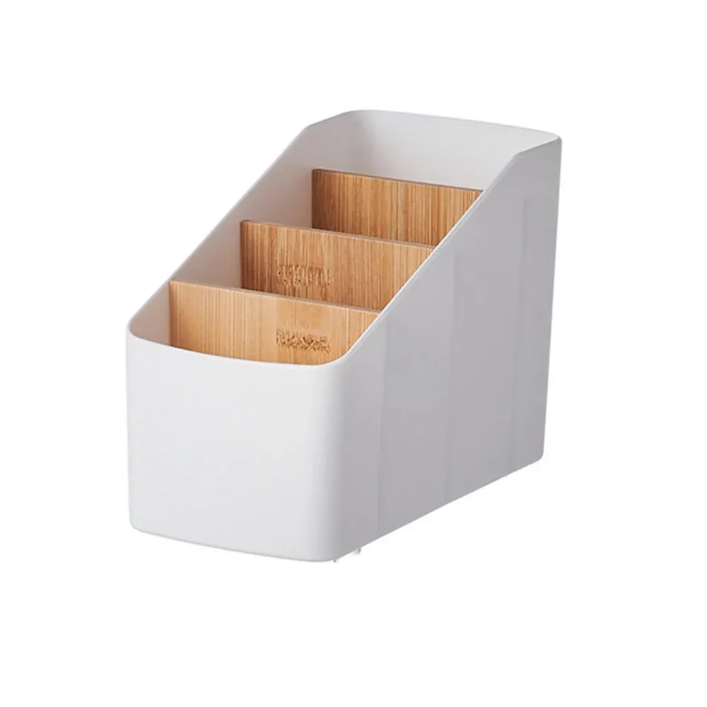 Organisateur de télécommande TV, support de table, boîte de rangement polyvalente pour bureau, organisateur pour chambre à coucher et salon 8