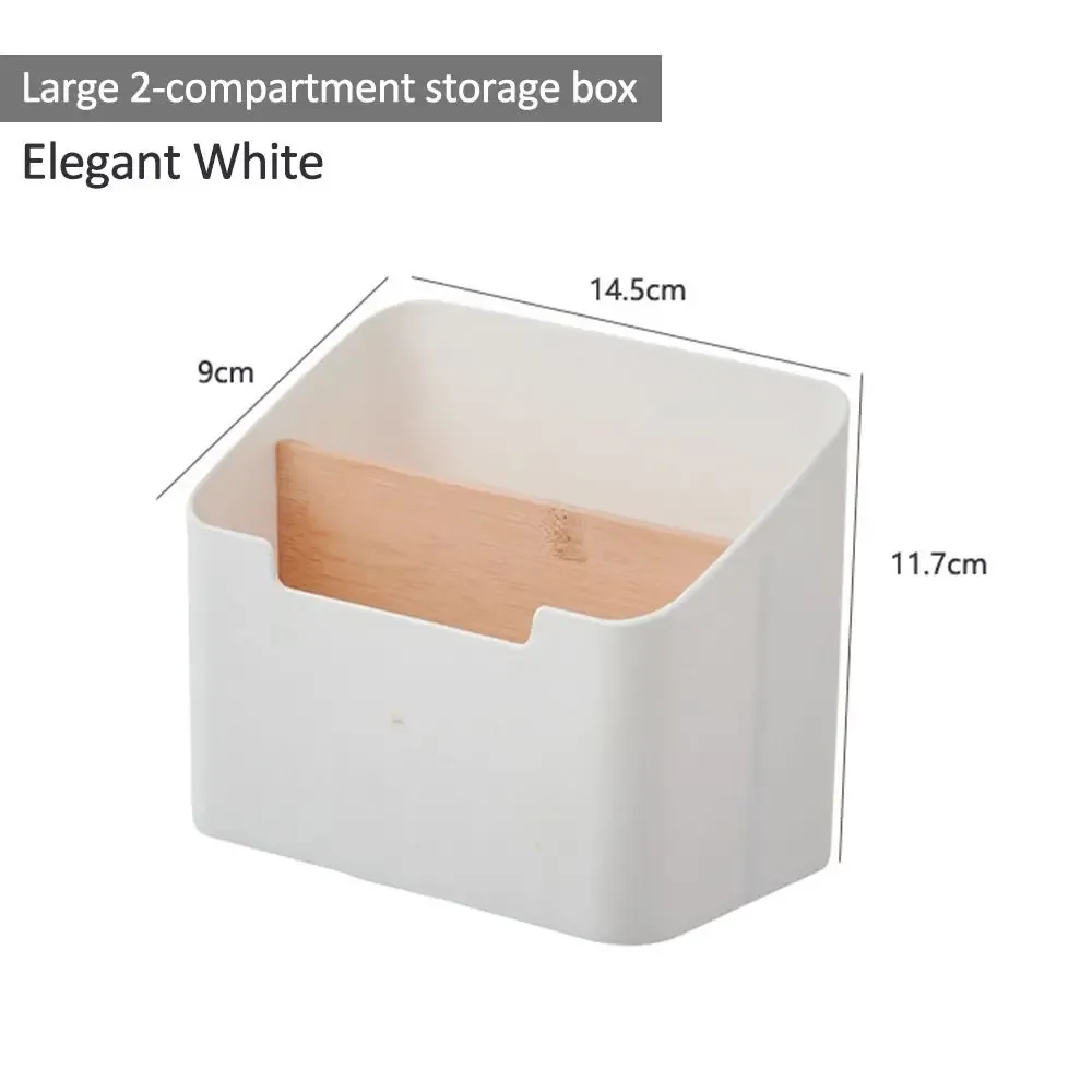 Organisateur de télécommande TV, support de table, boîte de rangement polyvalente pour bureau, organisateur pour chambre à coucher et salon 11