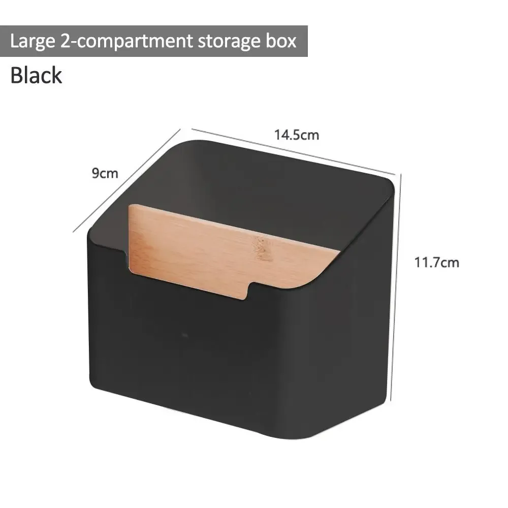 Organisateur de télécommande TV, support de table, boîte de rangement polyvalente pour bureau, organisateur pour chambre à coucher et salon 10