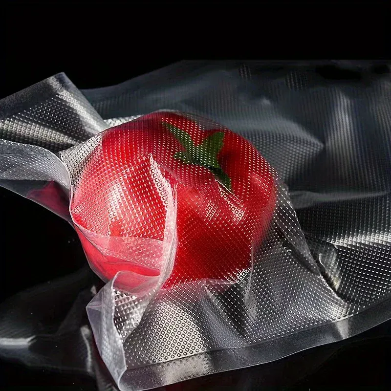 Gros plan sur les sachets de mise sous vide