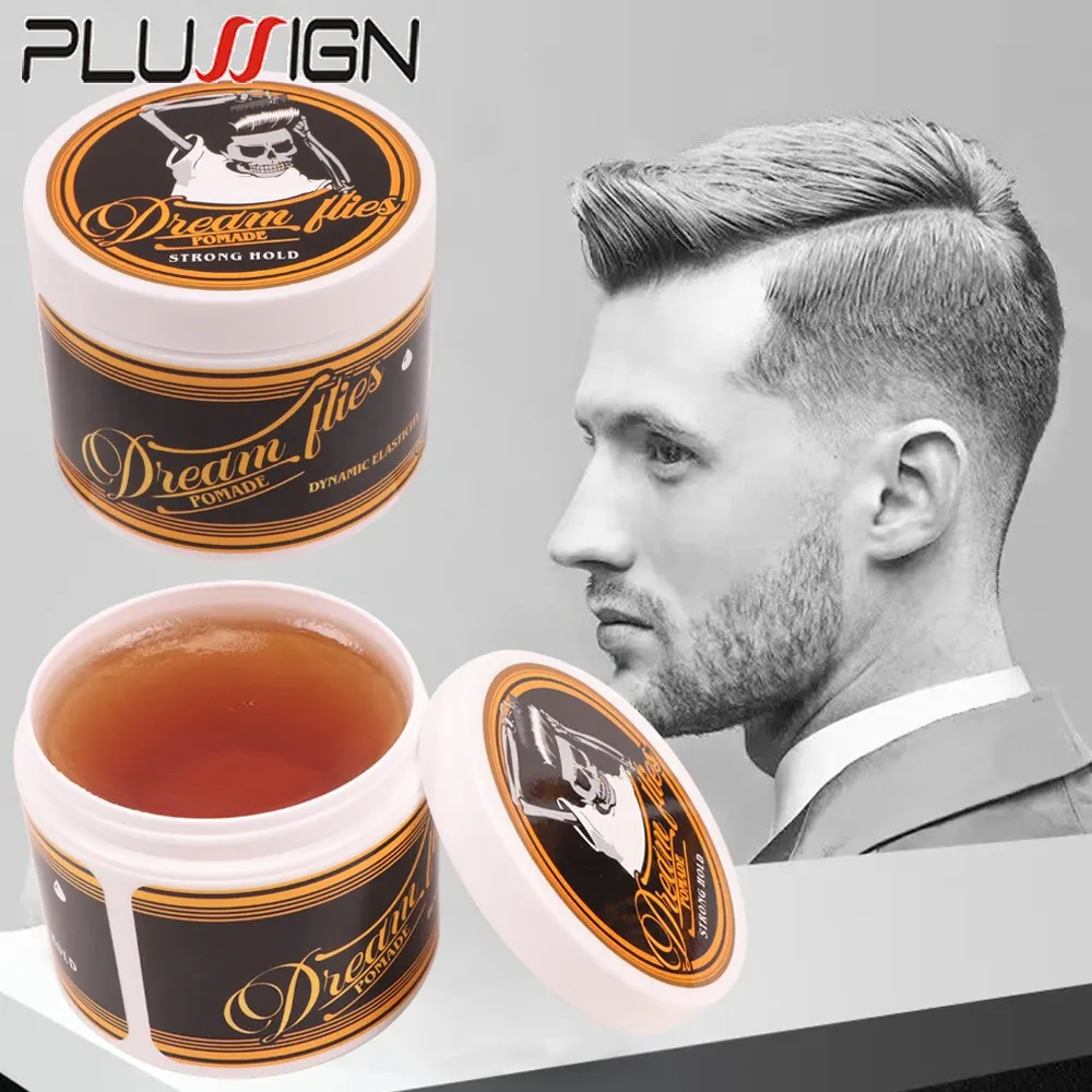 Gel coiffant 113 g pour cheveux, pommade coiffante pour hommes, produit de coiffure professionnel pour barbier - Image 1
