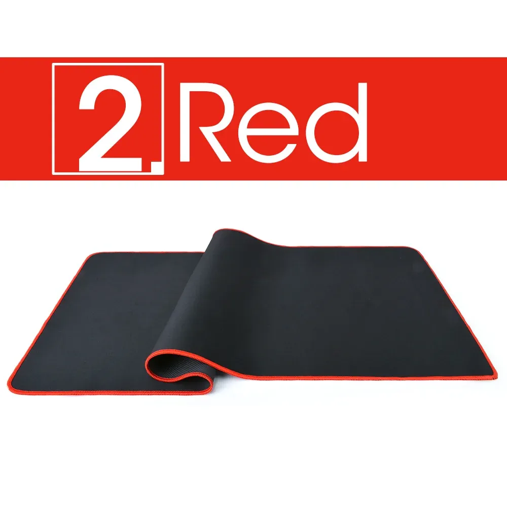Grand tapis de souris gaming pour ordinateur, imperméable, en plusieurs tailles, antidérapant, en caoutchouc naturel, pour bureau, avec bordure de verrouillage 8
