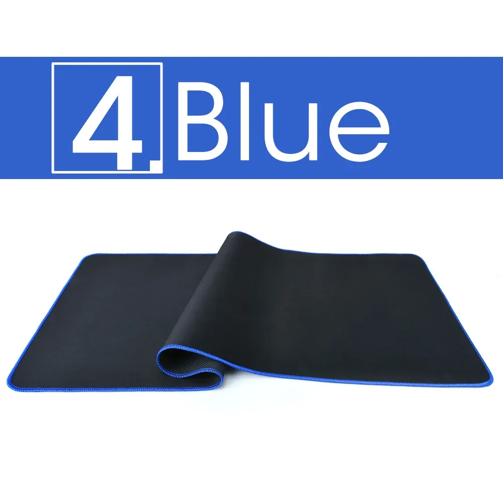 Grand tapis de souris gaming pour ordinateur, imperméable, en plusieurs tailles, antidérapant, en caoutchouc naturel, pour bureau, avec bordure de verrouillage 10