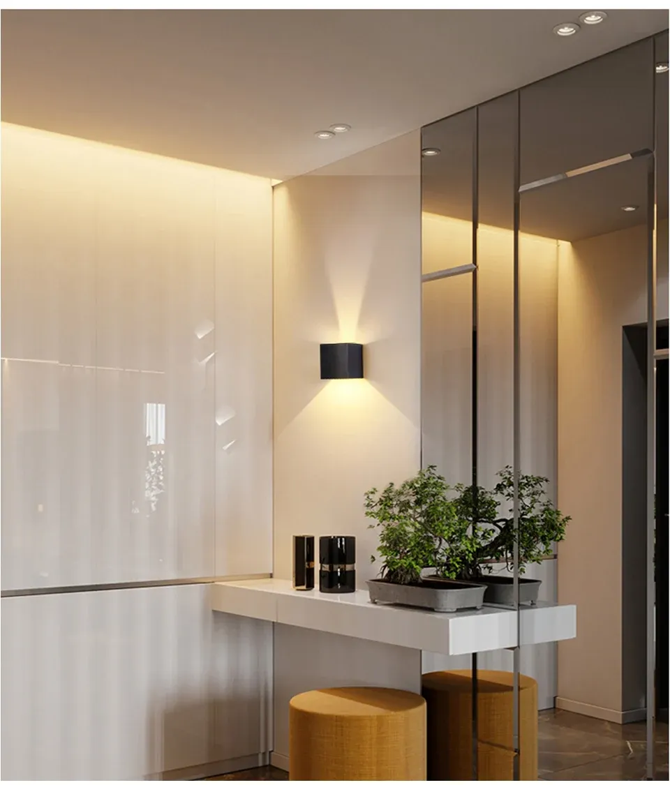 Applique murale LED pour espace extérieur