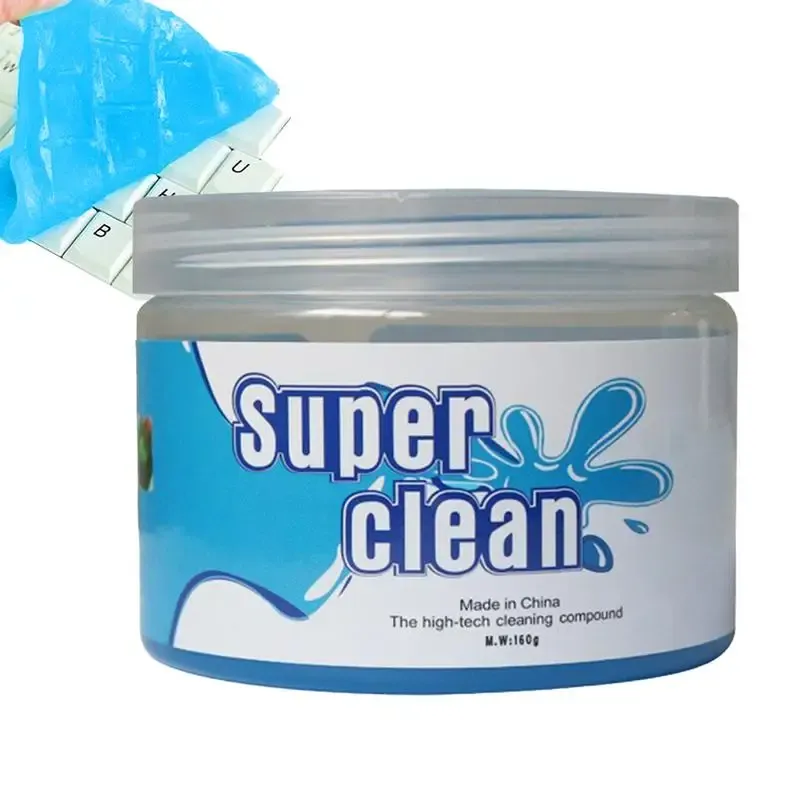 Gel de nettoyage pour clavier et voiture, kit de nettoyage 160 g pour ordinateur portable et intérieur automobile, gel anti-poussière 2
