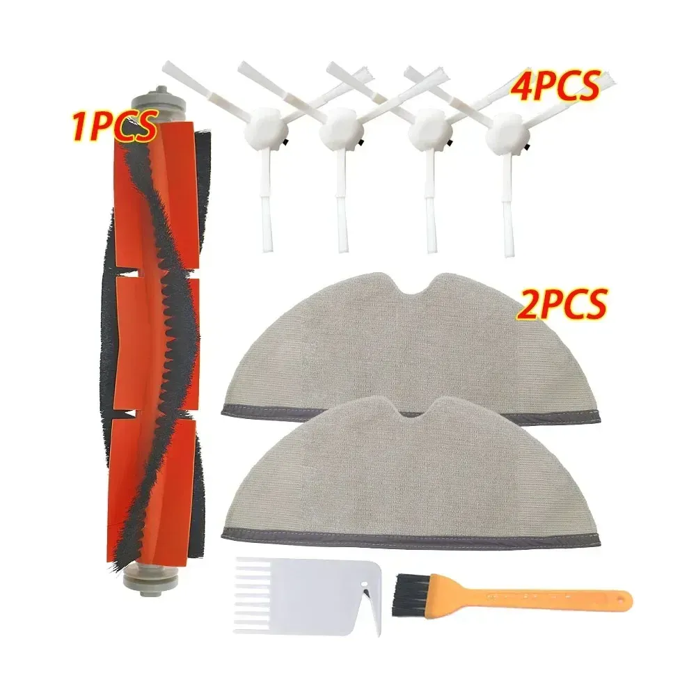 Vadrouille en tissu avec réservoir d'eau, brosse et filtre HEPA pour aspirateur robot Xiaomi Mijia 1C, 1T, STYTJ01ZHM, Mi Robot et Dreame F9, STYTJ02ZHM, SKV4093GL 19