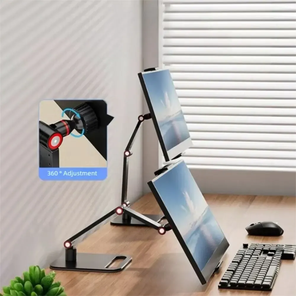 Support de bureau pour moniteur, polyvalence
