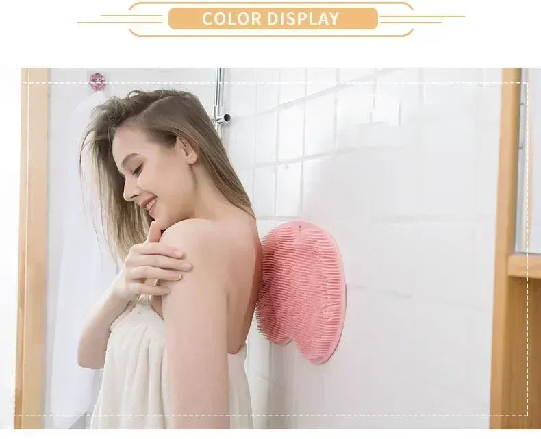 Brosse de bain en silicone, mise en valeur du produit