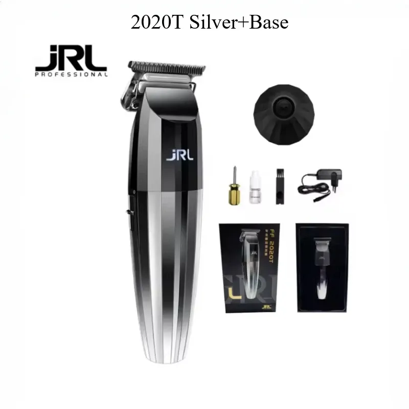 Tondeuse à cheveux professionnelle JRL 2020C 2020T originale, tondeuse électrique sans fil pour hommes, lame de cisaillement à huile 15