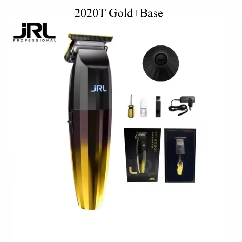 Tondeuse à cheveux professionnelle JRL 2020C 2020T originale, tondeuse électrique sans fil pour hommes, lame de cisaillement à huile 12