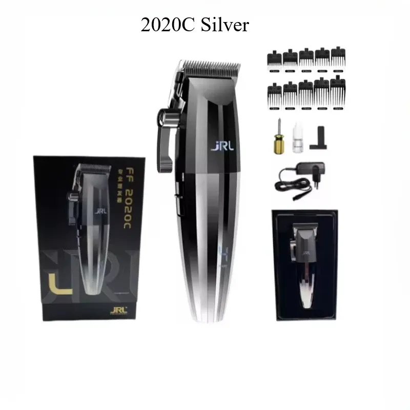 Tondeuse à cheveux professionnelle JRL 2020C 2020T originale, tondeuse électrique sans fil pour hommes, lame de cisaillement à huile 14