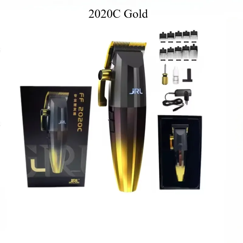 Tondeuse à cheveux professionnelle JRL 2020C 2020T originale, tondeuse électrique sans fil pour hommes, lame de cisaillement à huile 7