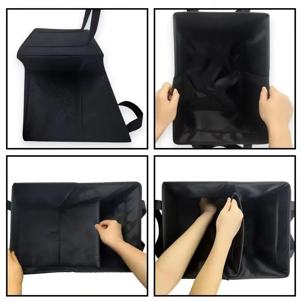 Organisateur pliable pour coffre et siège arrière de voiture, multi-poches et grande capacité 5