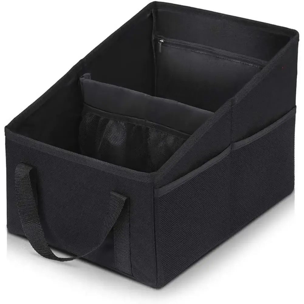 Organisateur pliable pour coffre et siège arrière de voiture, multi-poches et grande capacité 7
