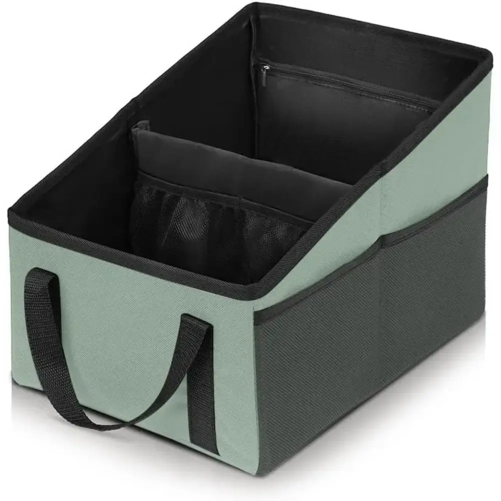 Organisateur pliable pour coffre et siège arrière de voiture, multi-poches et grande capacité 8
