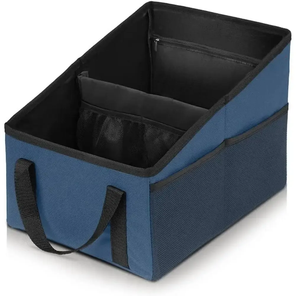Organisateur pliable pour coffre et siège arrière de voiture, multi-poches et grande capacité 9
