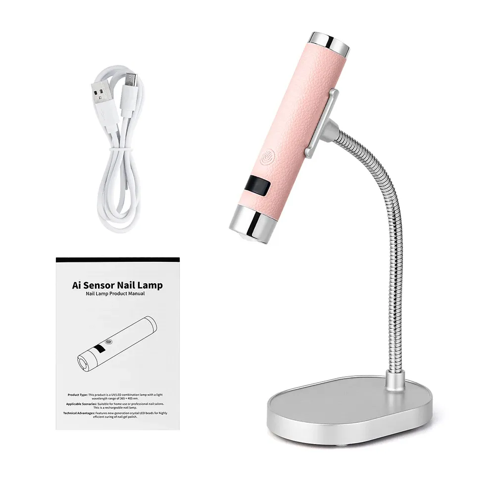 Mini sèche-ongles UV LED portatif, capteur intelligent, rechargeable et sans fil, pour bureau et usage nomade, outil de salon de manucure 9