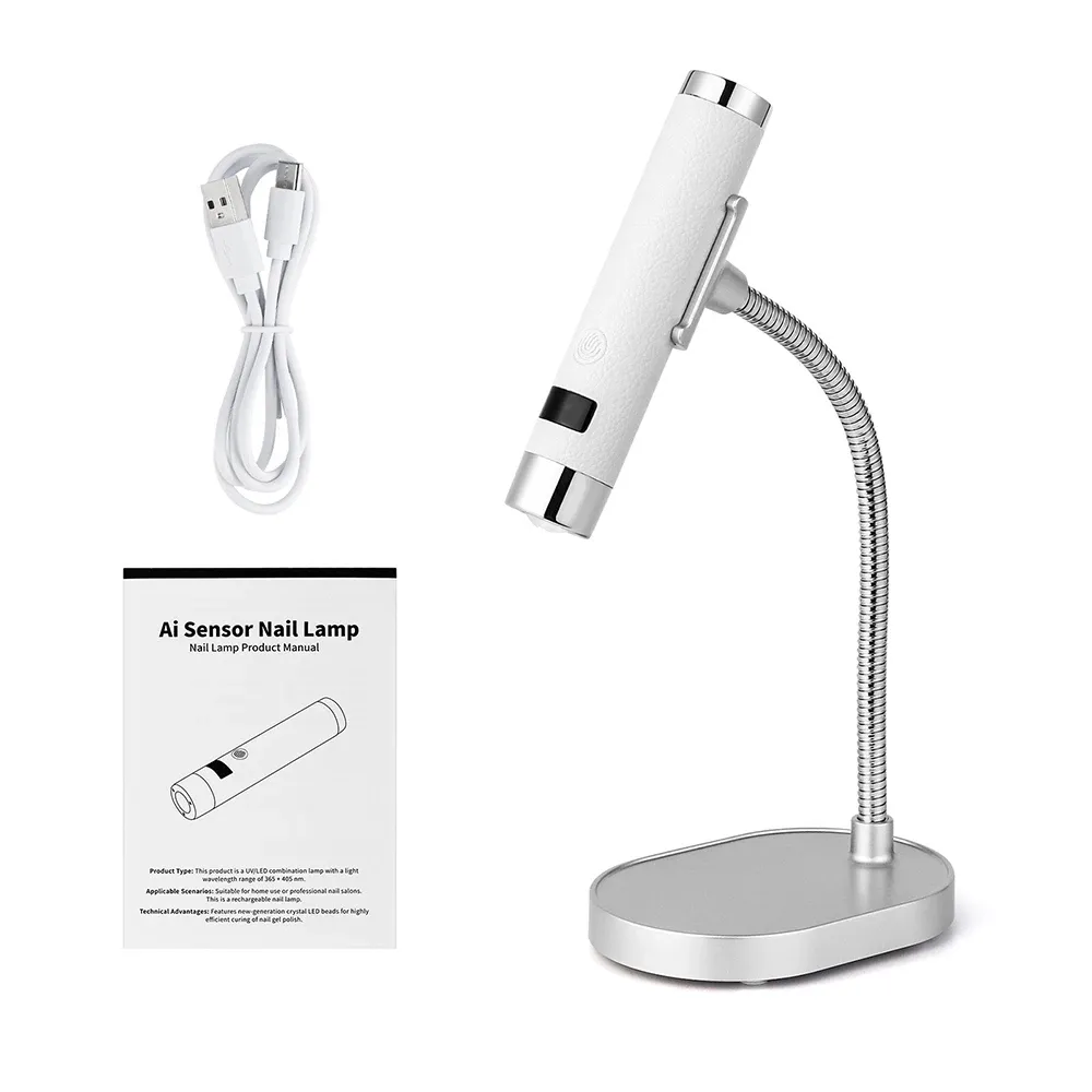 Mini sèche-ongles UV LED portatif, capteur intelligent, rechargeable et sans fil, pour bureau et usage nomade, outil de salon de manucure 7
