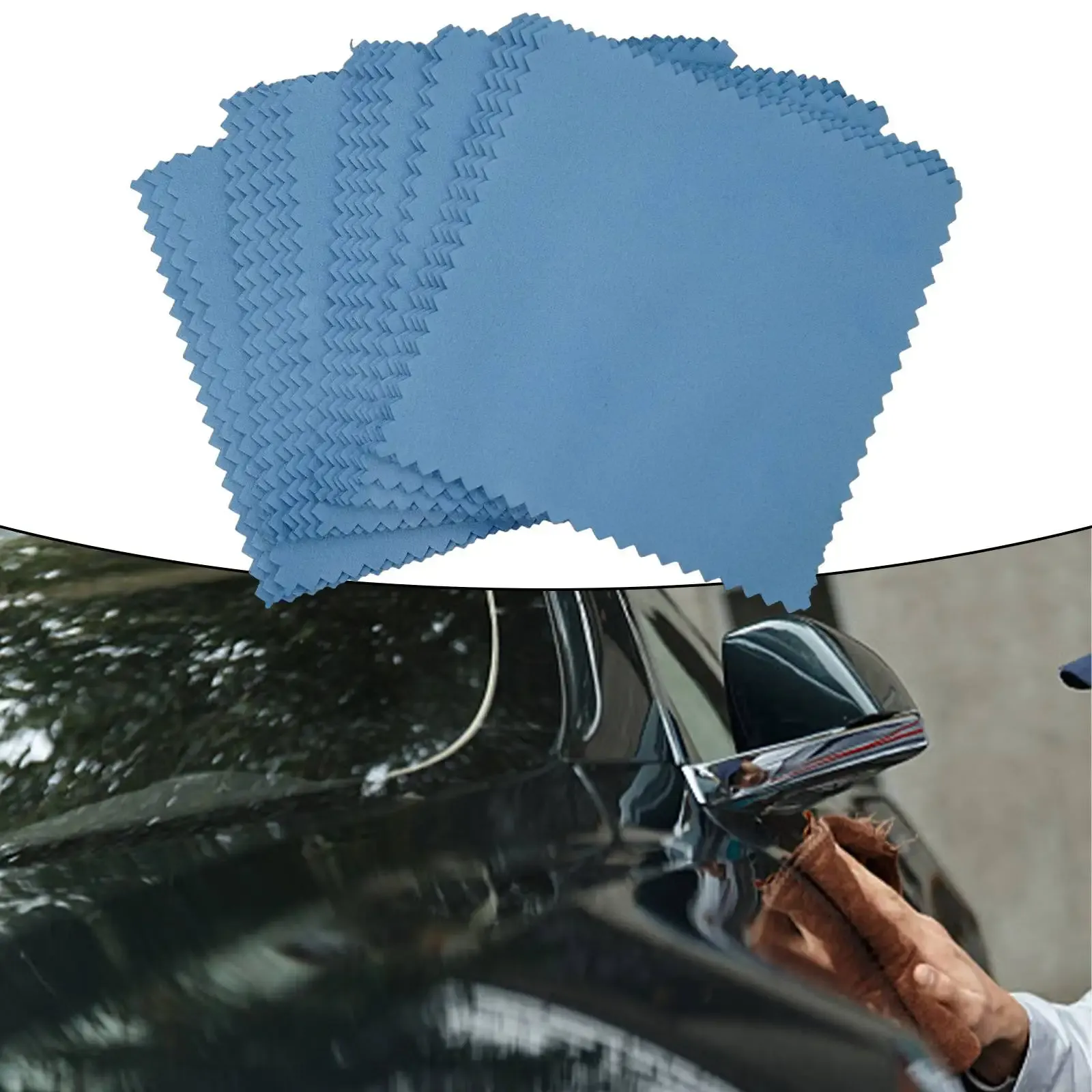 Chiffons utilisés pour le lavage d'une carrosserie