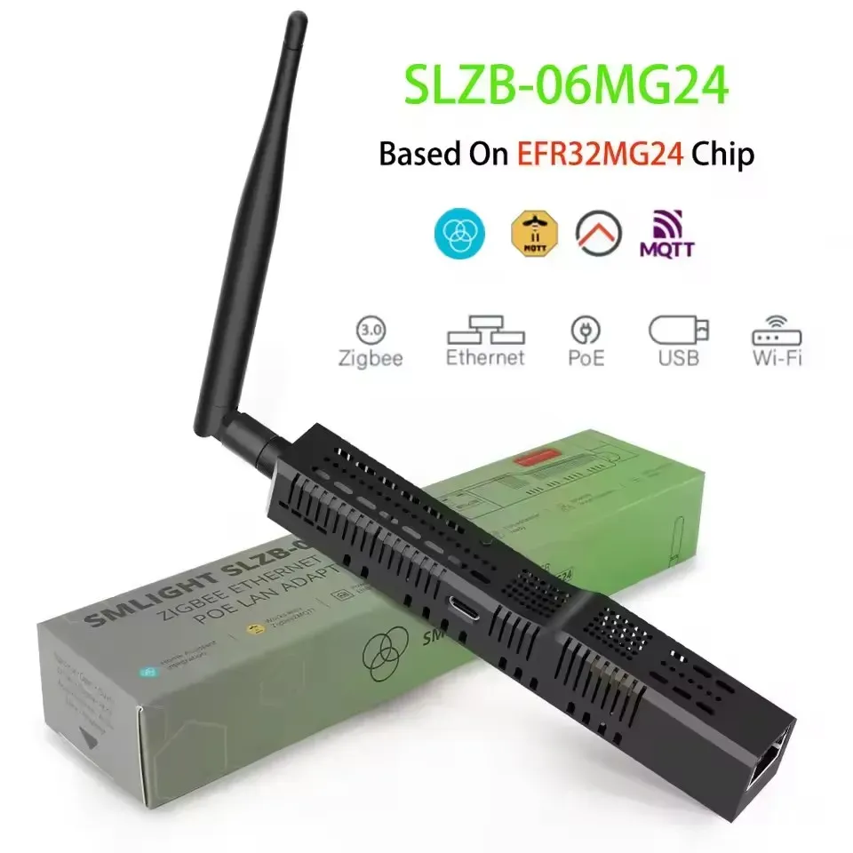 SMLIGHT SLZB-06 – Adaptateur Zigbee 3.0 vers Ethernet, USB et WiFi avec prise en charge PoE, compatible Zigbee2MQTT, ZHA et Home Assistant 16