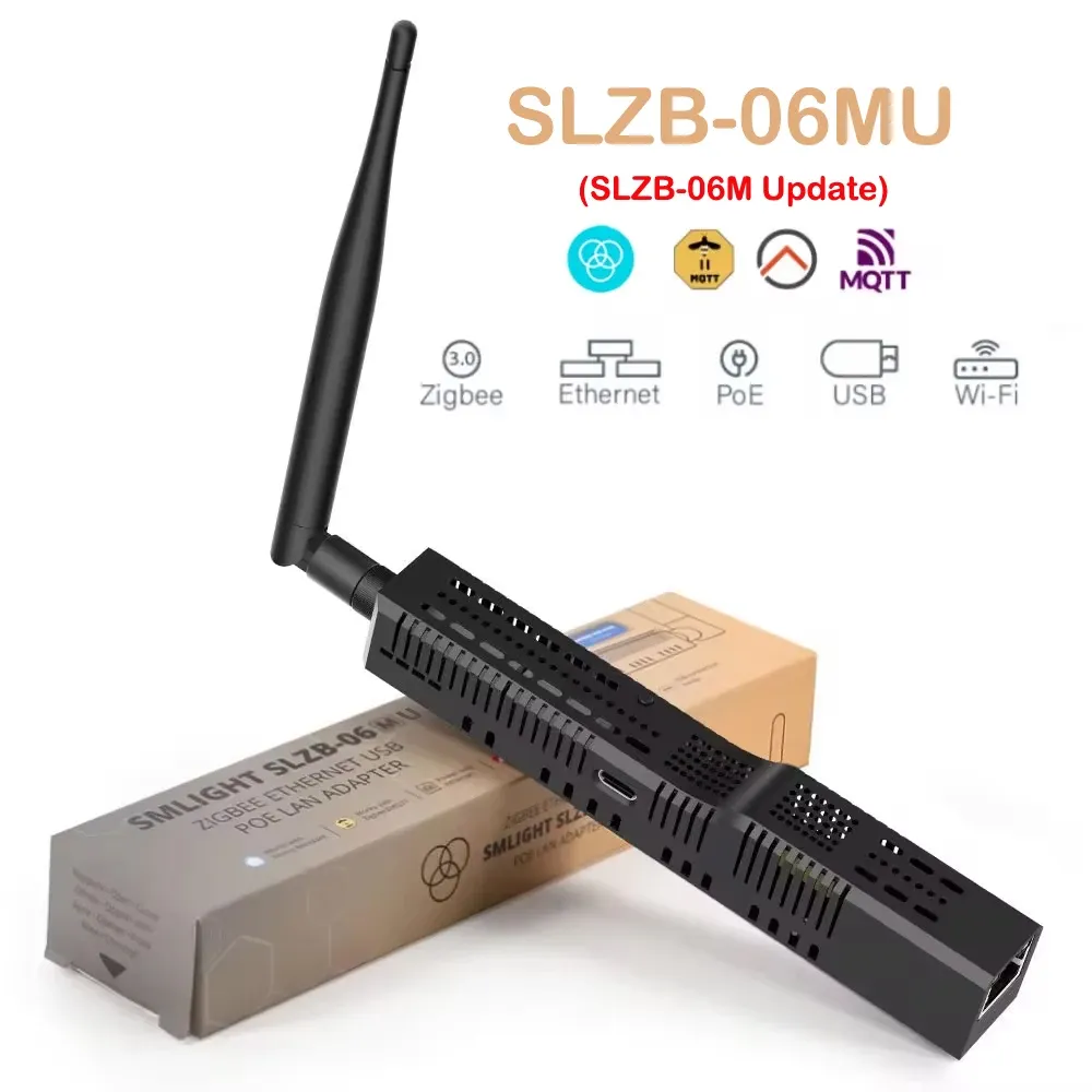 SMLIGHT SLZB-06 – Adaptateur Zigbee 3.0 vers Ethernet, USB et WiFi avec prise en charge PoE, compatible Zigbee2MQTT, ZHA et Home Assistant 14