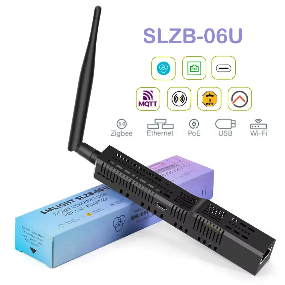 SMLIGHT SLZB-06 – Adaptateur Zigbee 3.0 vers Ethernet, USB et WiFi avec prise en charge PoE, compatible Zigbee2MQTT, ZHA et Home Assistant 15