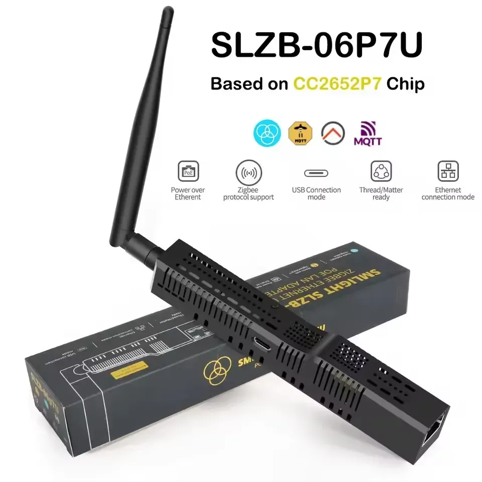 SMLIGHT SLZB-06 – Adaptateur Zigbee 3.0 vers Ethernet, USB et WiFi avec prise en charge PoE, compatible Zigbee2MQTT, ZHA et Home Assistant 13