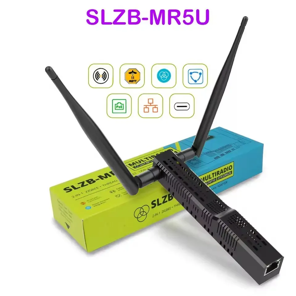 SMLIGHT SLZB-06 – Adaptateur Zigbee 3.0 vers Ethernet, USB et WiFi avec prise en charge PoE, compatible Zigbee2MQTT, ZHA et Home Assistant 6