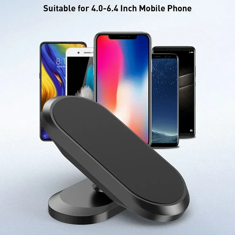 Support magnétique de téléphone pour voiture à rotation 360°, compatible iPhone 17, 16, XR, Xiaomi, Huawei, Samsung et LG 6