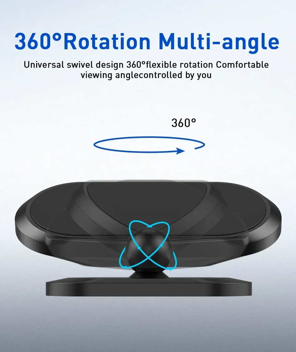 Support magnétique de smartphone installé dans l'habitacle