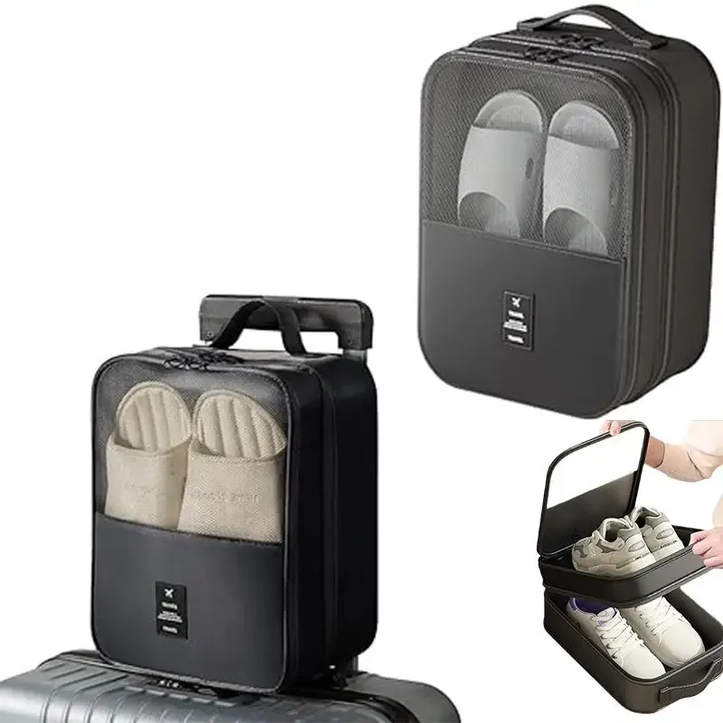 Lot de 3 sacs à chaussures de voyage pour bagage à main 2