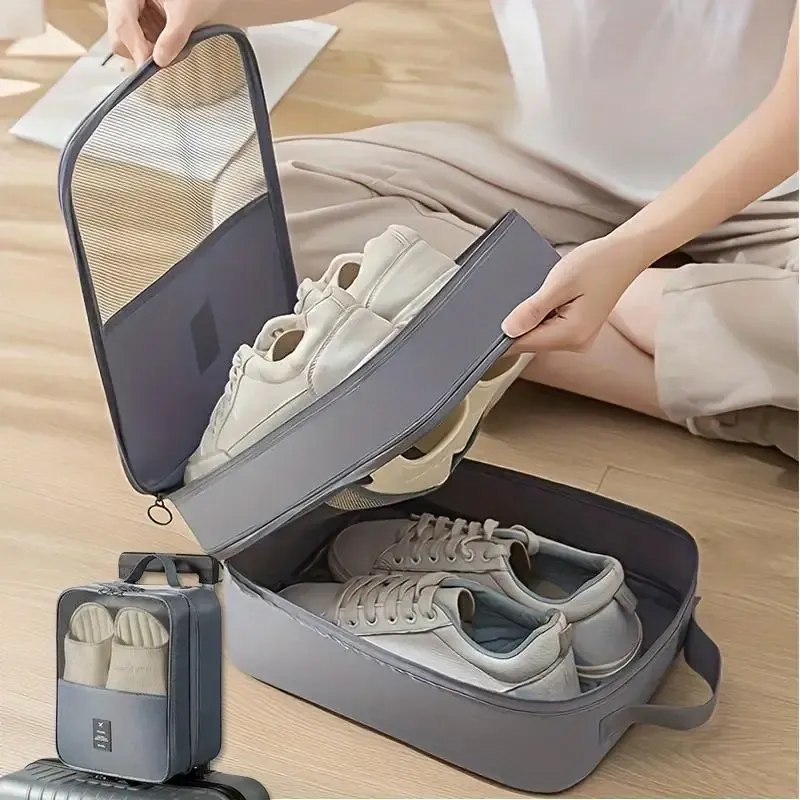 Lot de 3 sacs à chaussures de voyage pour bagage à main 3