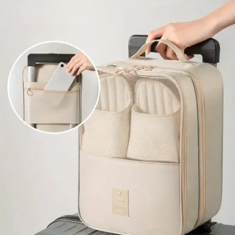 Lot de 3 sacs à chaussures de voyage pour bagage à main 4