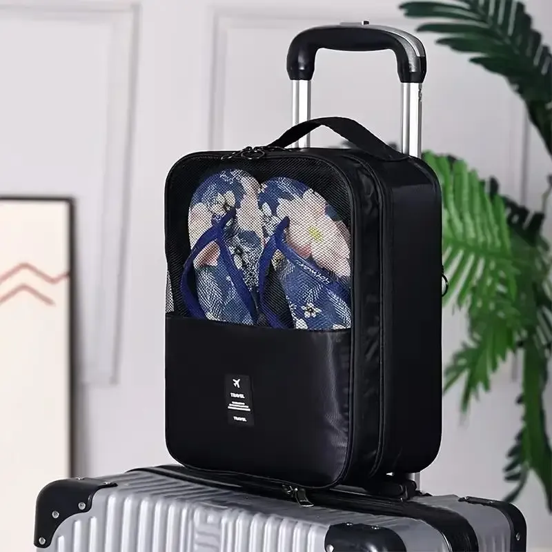 Lot de 3 sacs à chaussures de voyage pour bagage à main 12