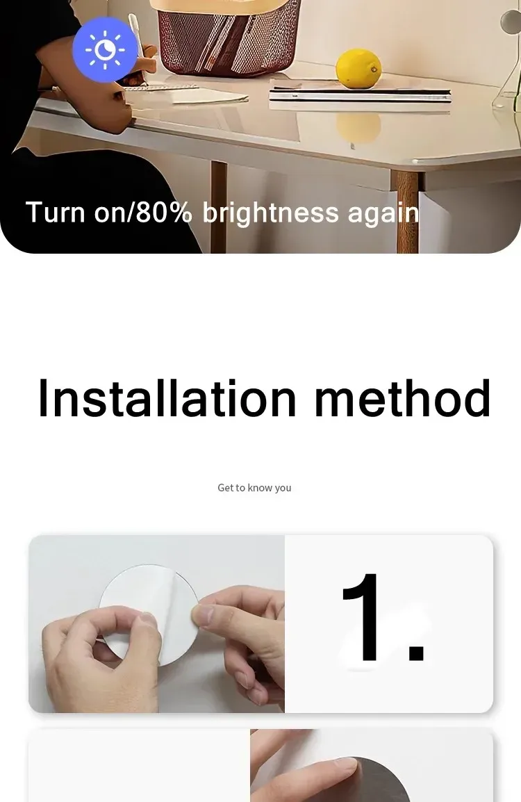 Applique murale LED, usage au bureau