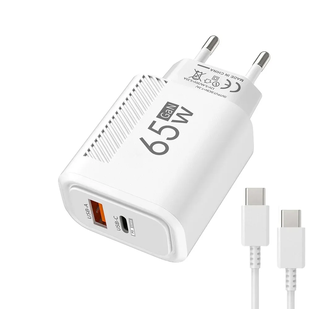Chargeur GaN 65 W, détail