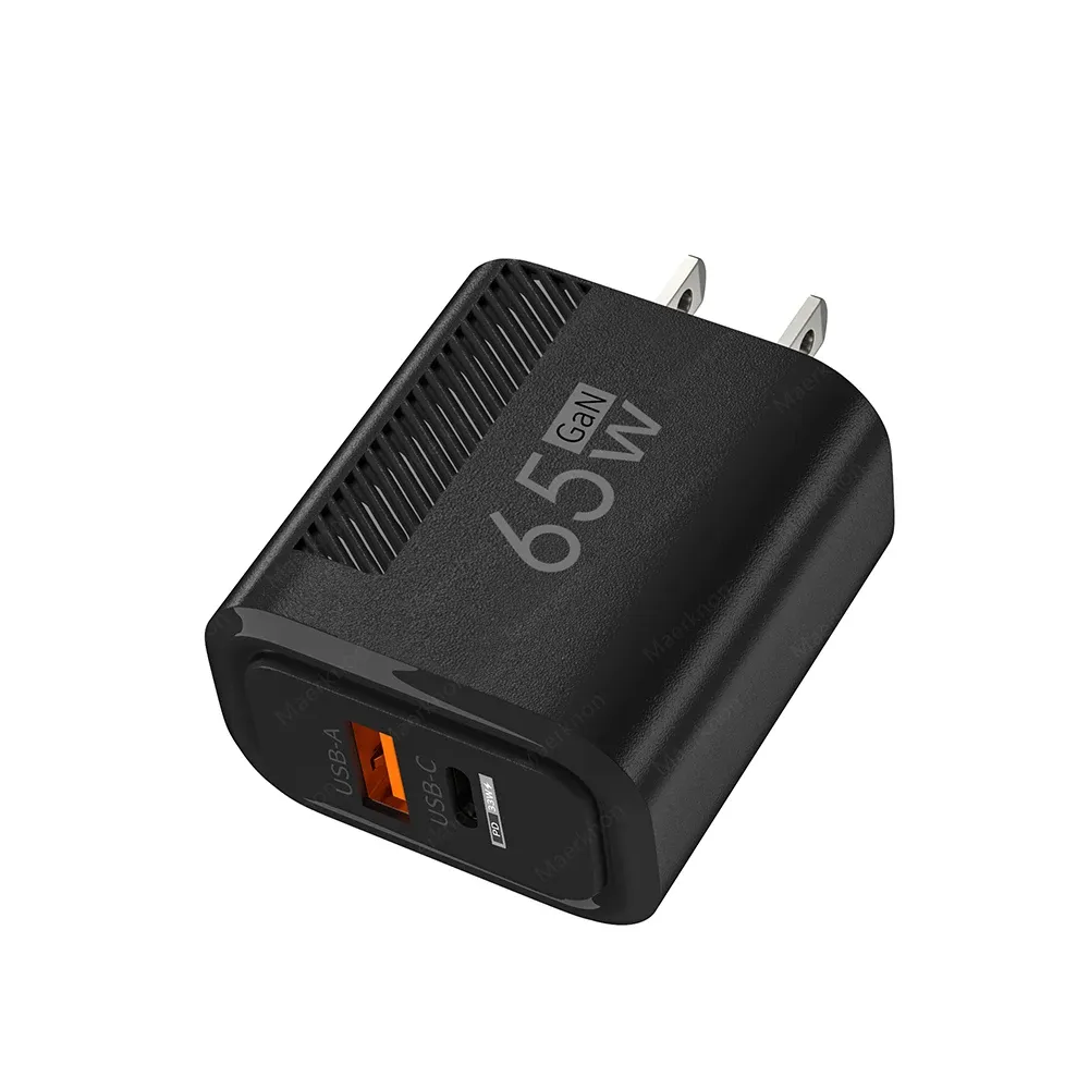Chargeur GaN 65 W, voyage