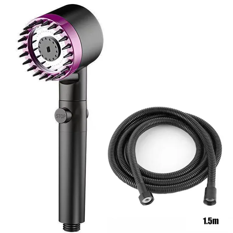 Pommeau de Douche Massant 4 Modes avec Filtre Intégré 10