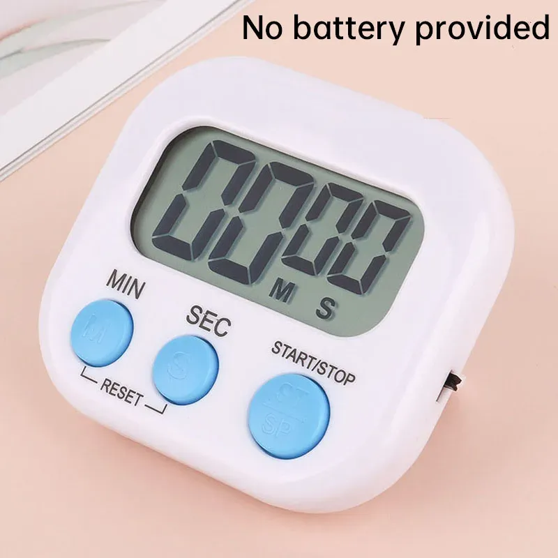 Minuterie de cuisine magnétique à écran LCD avec compte à rebours et fonction réveil 10
