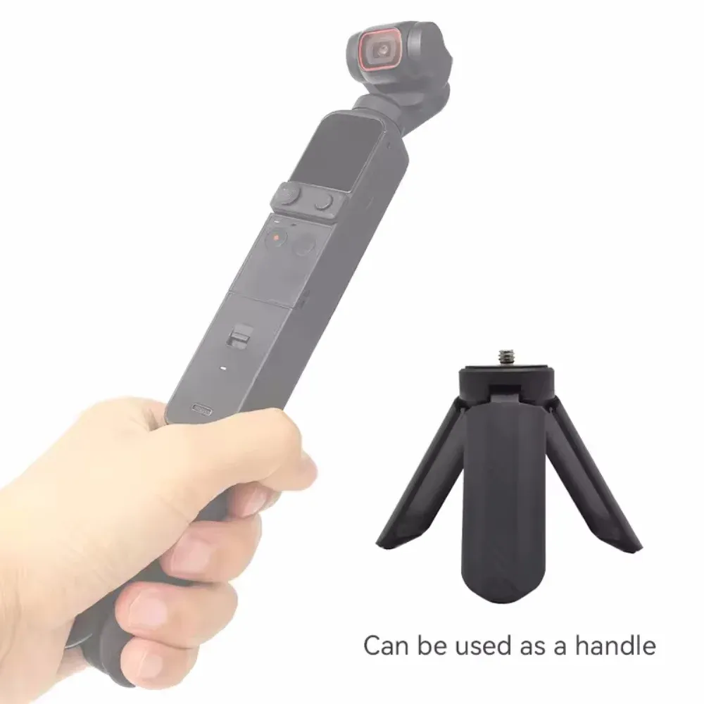 Mini trépied pour DJI Pocket 2, DJI Pocket 3, GoPro Action 5, GoPro Action 4, caméra Insta360 et stabilisateur cardan DJI Osmo Mobile 7/7P/6/5/4 - trépied de bureau 4