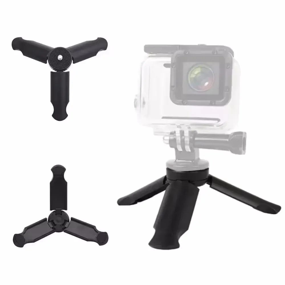 Mini trépied pour DJI Pocket 2, DJI Pocket 3, GoPro Action 5, GoPro Action 4, caméra Insta360 et stabilisateur cardan DJI Osmo Mobile 7/7P/6/5/4 - trépied de bureau 5