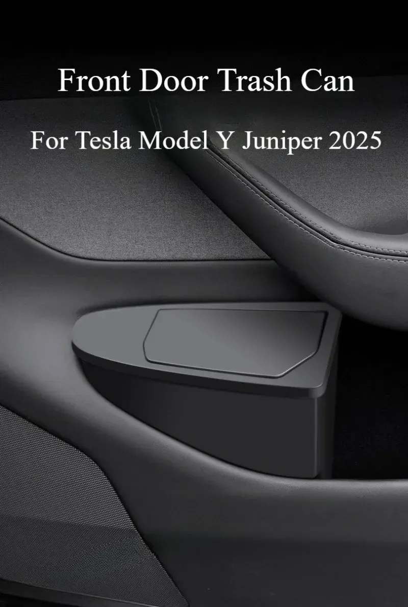 Vue d'ensemble du bac de rangement pour porte avant Tesla Model Y