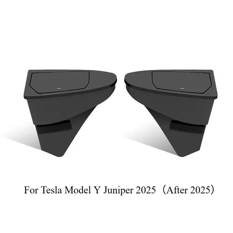 Poubelle de rangement pour porte avant Tesla Model Y/YL Juniper 2025, boîte de rangement multifonctionnelle pour porte de voiture, accessoires auto 7