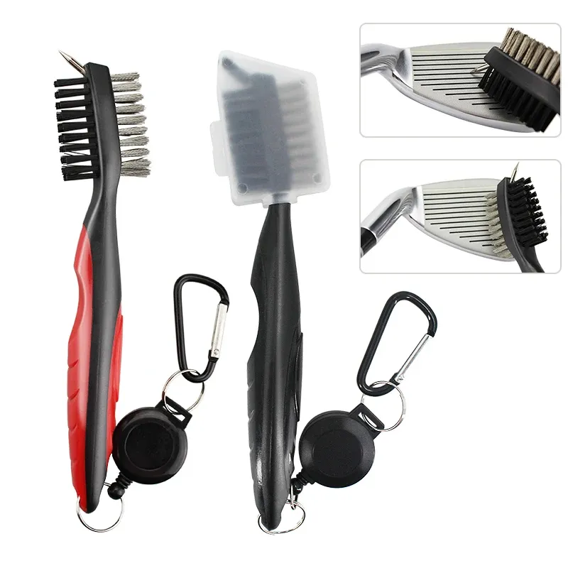 Brosse de nettoyage pour club de golf, vue rapprochée