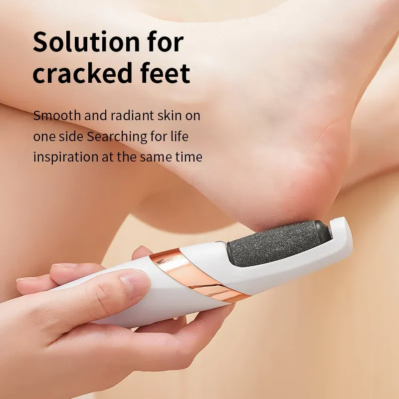 Broyeur de pieds électrique automatique, râpe à callosités et peau morte pour soins des pieds 2