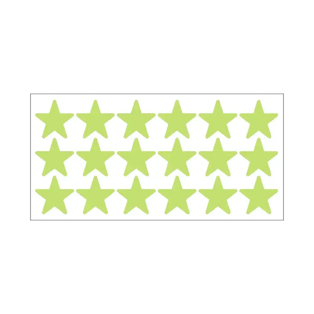 Autocollants muraux phosphorescents étoiles et points pour plafond de chambre d'enfant 5