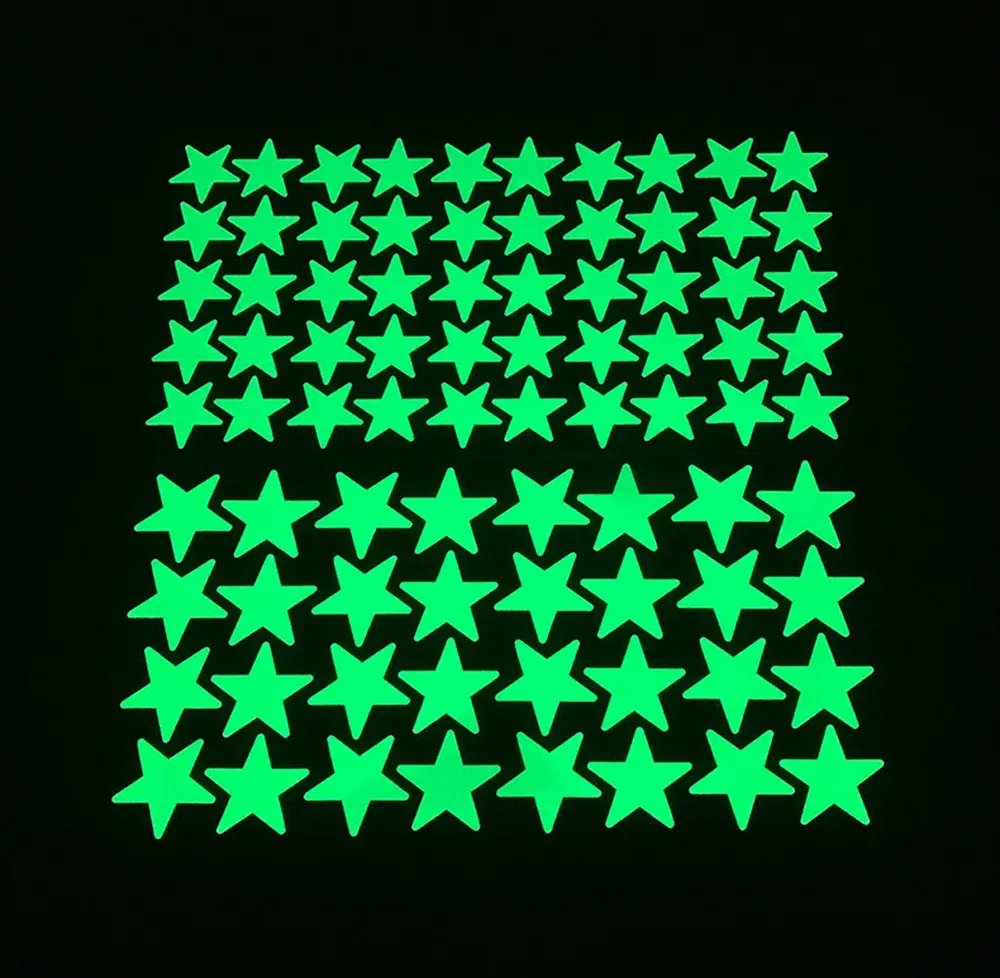 Autocollants muraux lumineux en situation