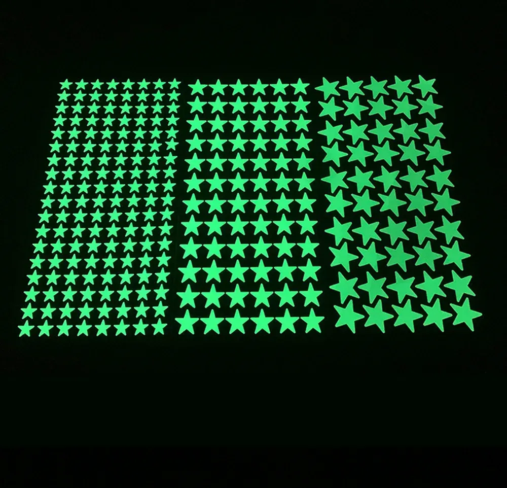 Effet lumineux nocturne des autocollants