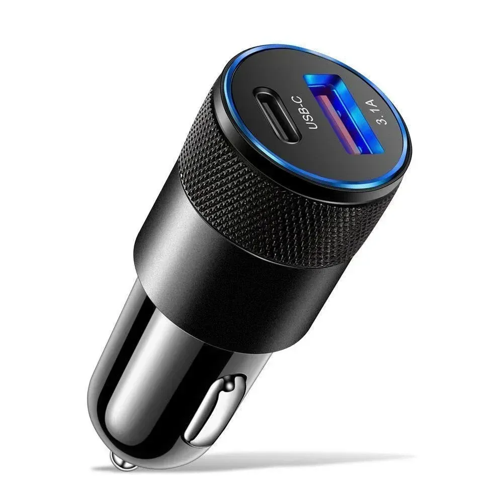 Chargeur de voiture USB-C rapide 12 W, 3,1 A, Power Delivery, 2 ports 8